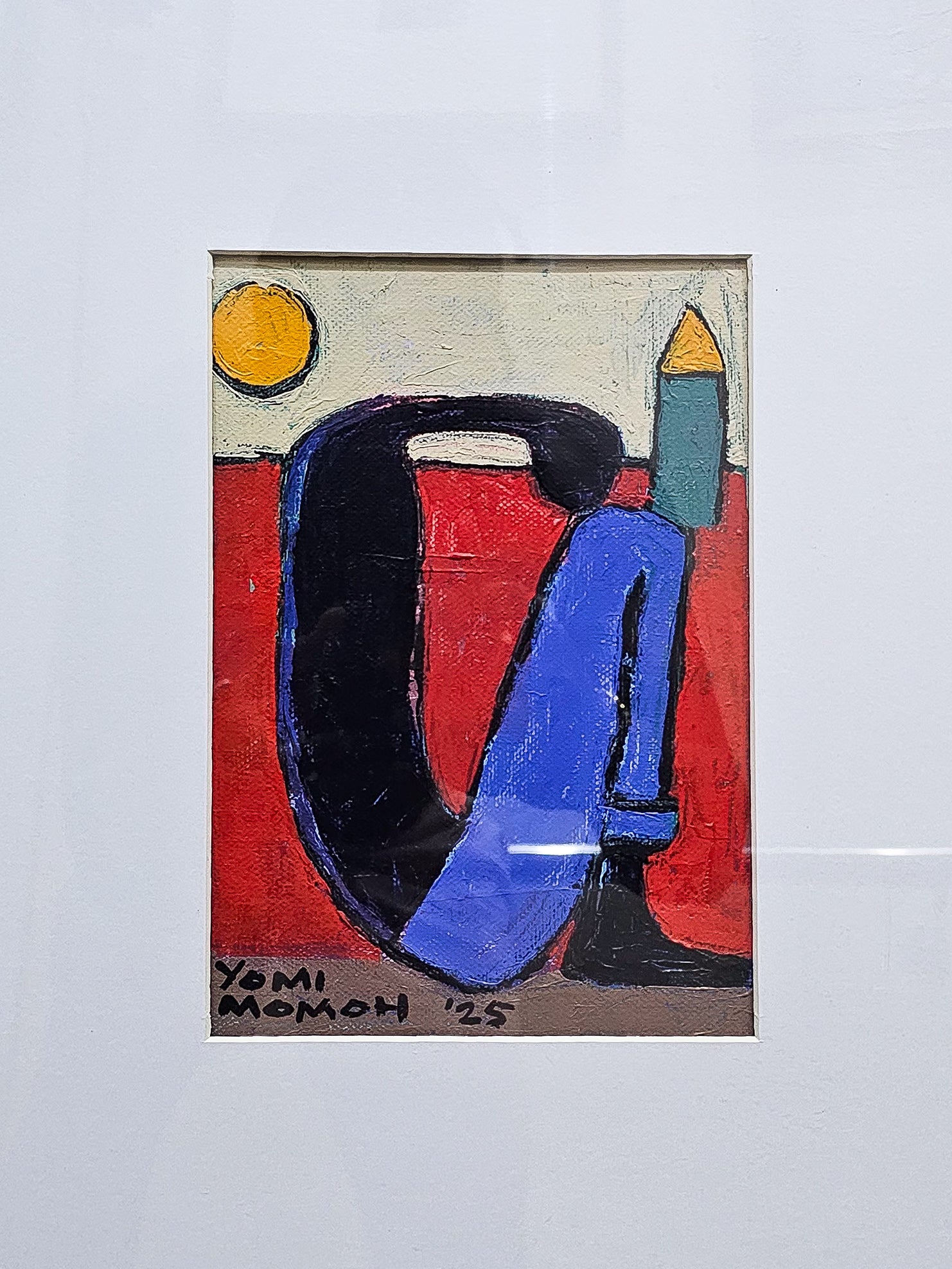"The Thinking Man" by Yomi Momoh, 2025