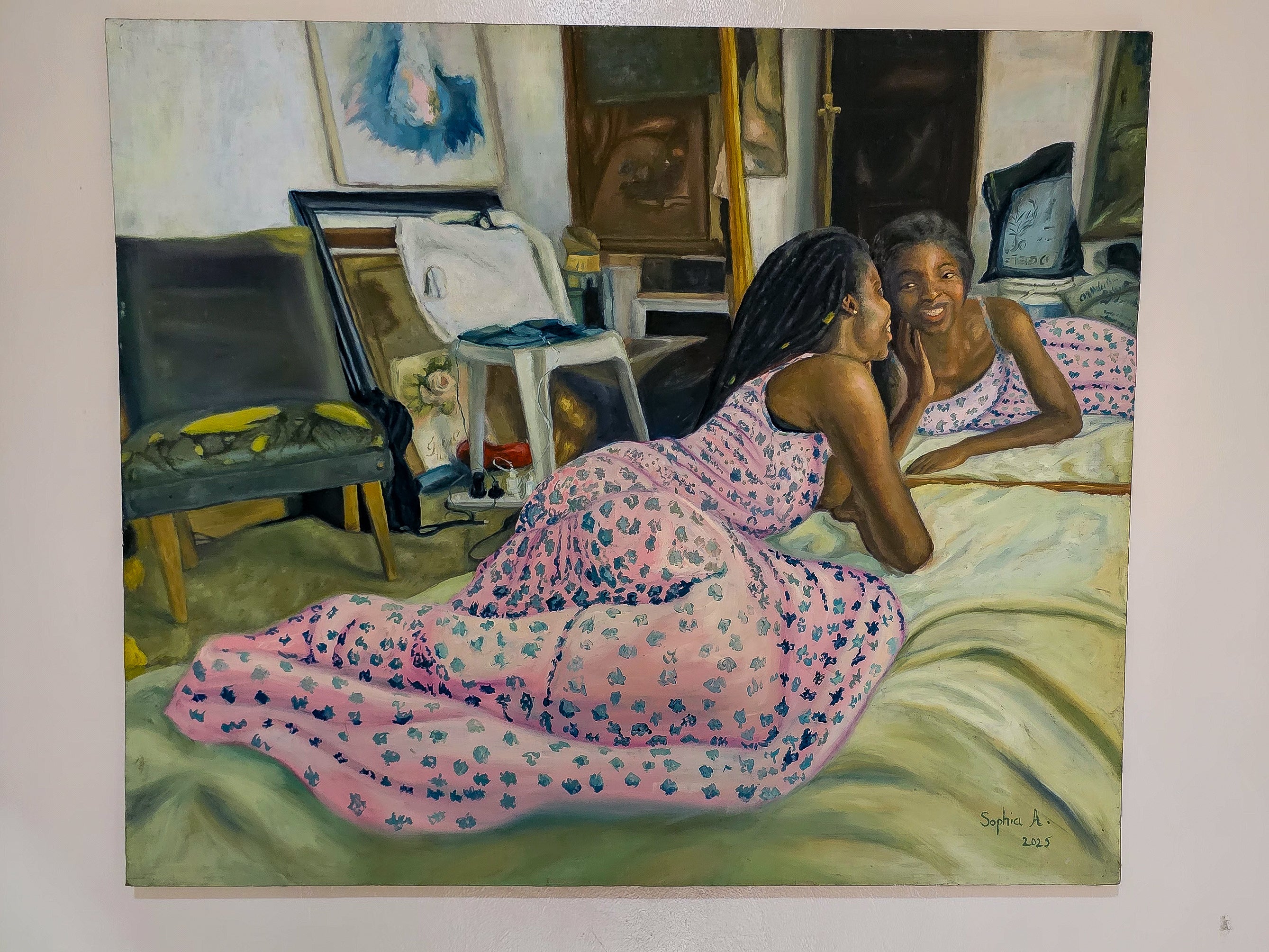 Quiet Moments by Sophia Ahamiojie, 2025