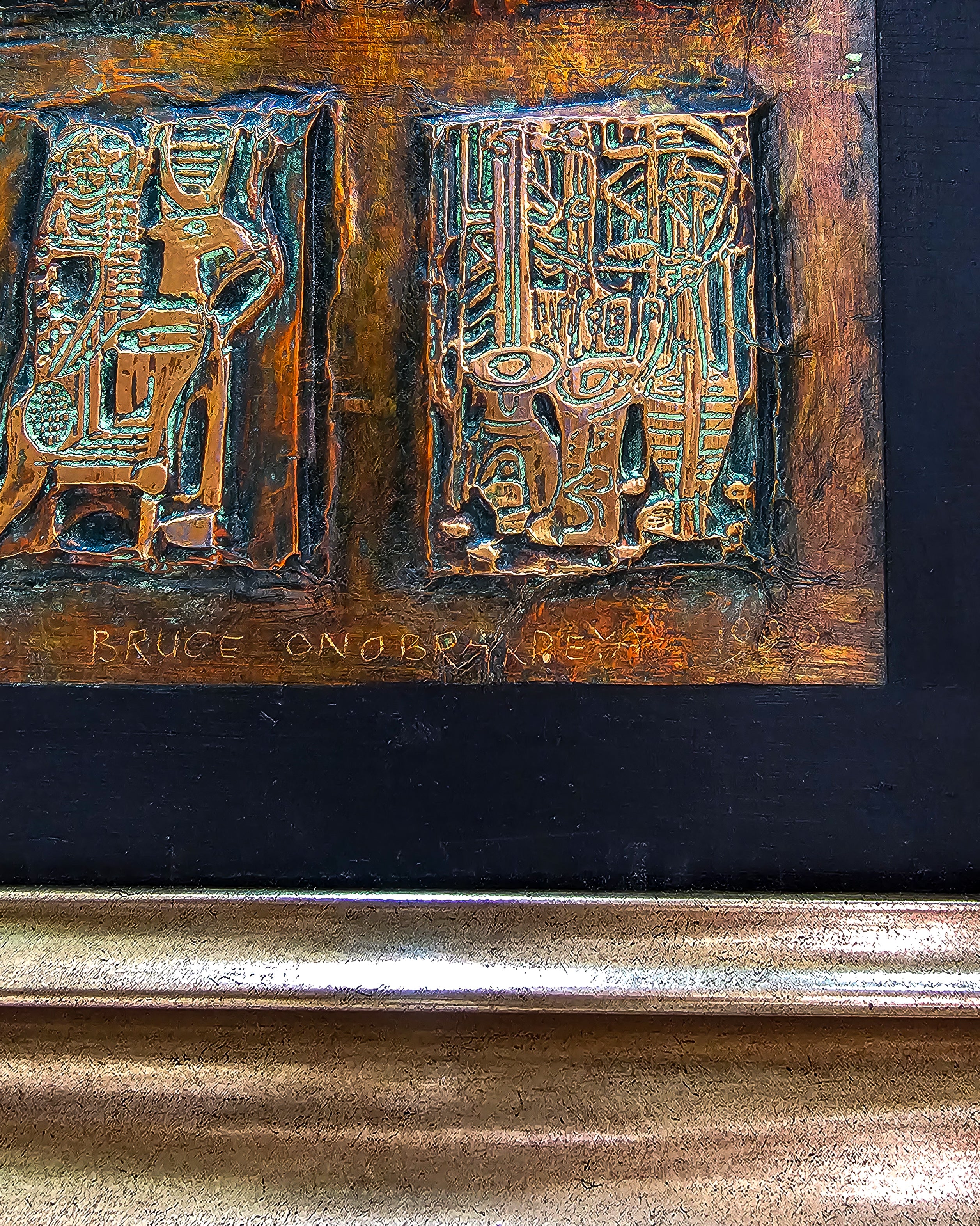 Images I  by Bruce Onobrakpeya 1990