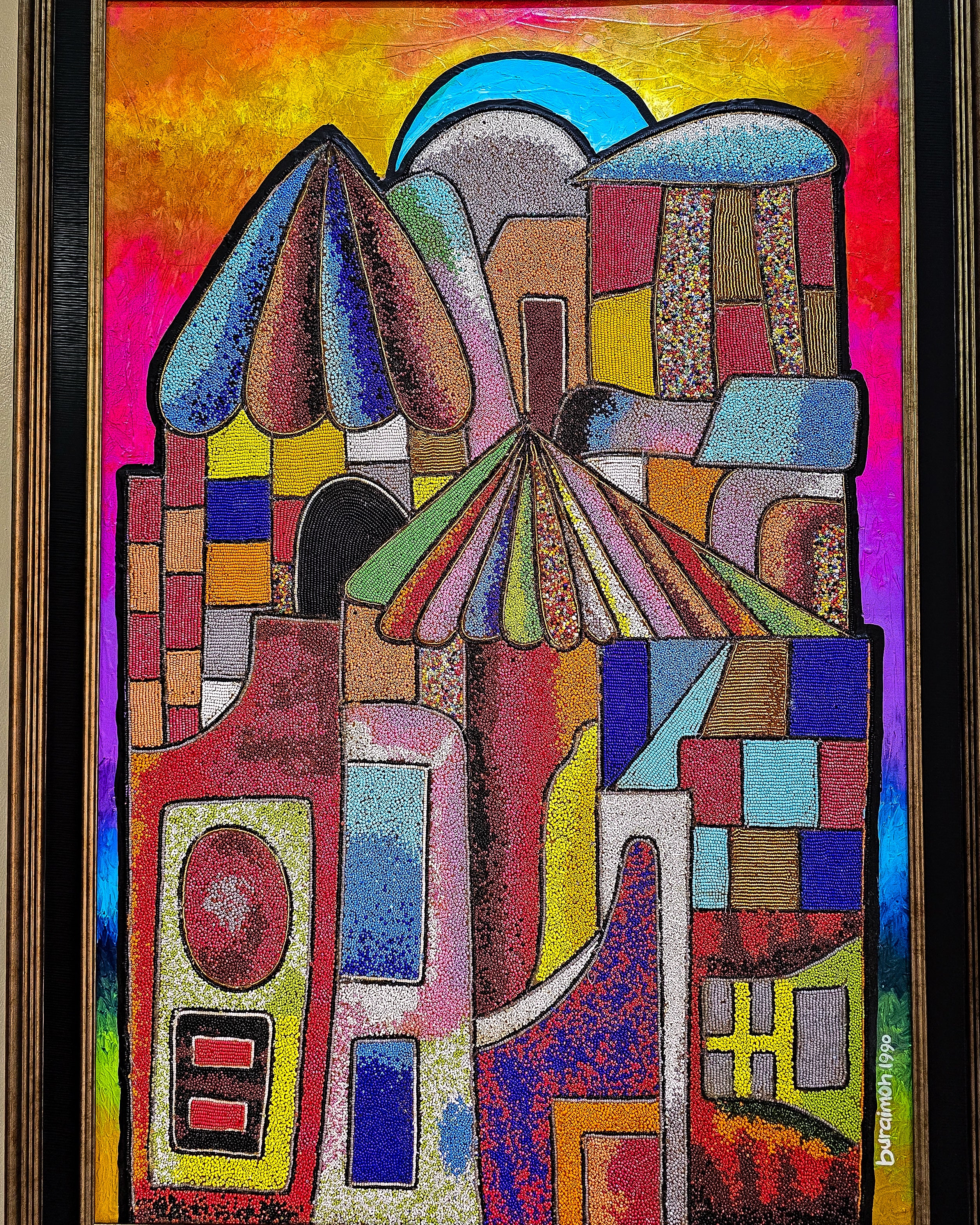 House on the rock by Jimoh Buraimoh 1990