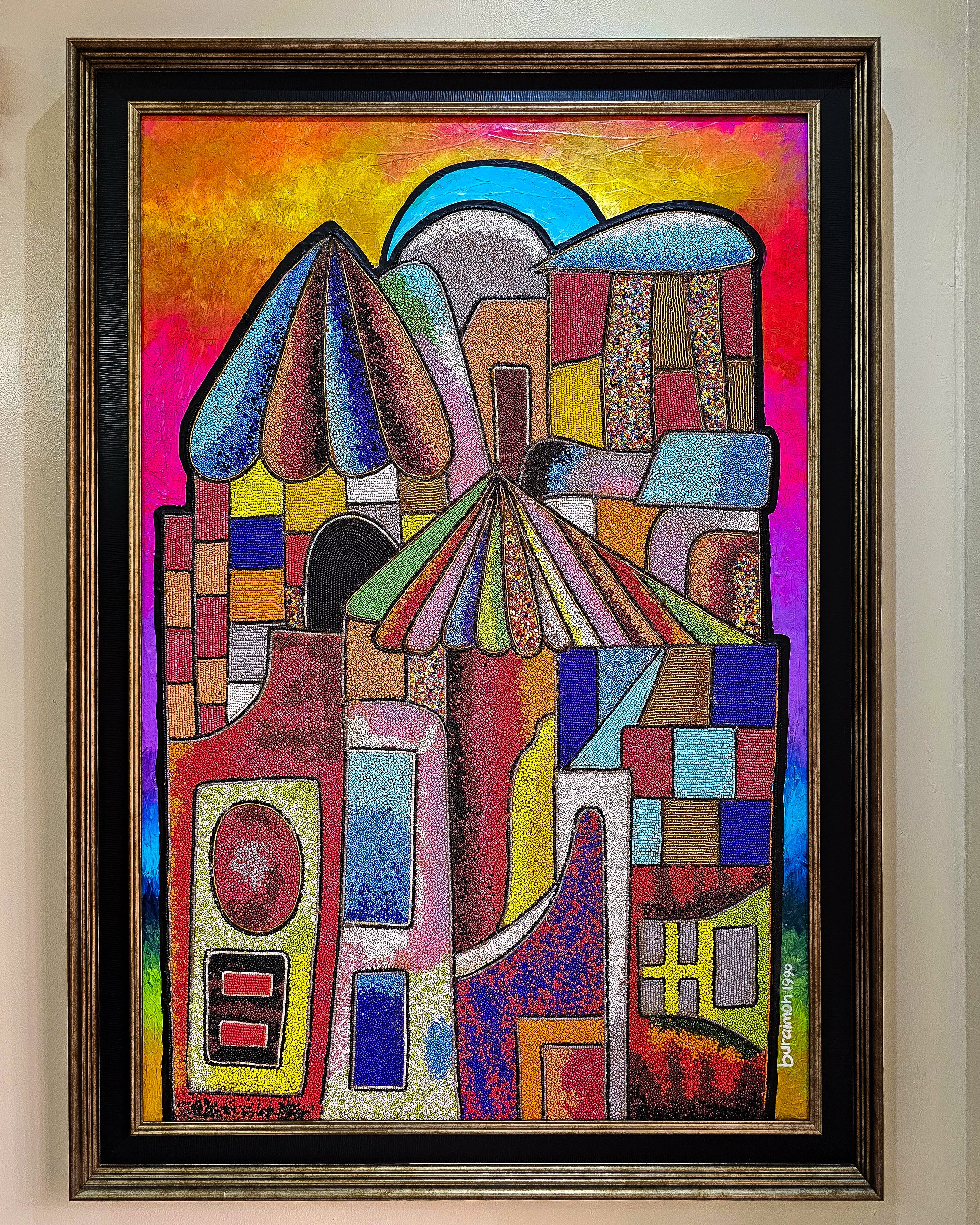 House on the rock by Jimoh Buraimoh 1990