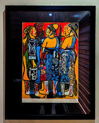 Have you heard III by Bruce Onobrakpeya, 2025