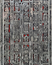 Esirogbo (Bridal Decorations) 2009 by Bruce Onobrakpeya