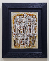 Ekugbe (Unity) 2013 by Bruce Onobrakpeya
