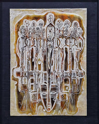 Ekugbe (Unity) 2013 by Bruce Onobrakpeya