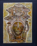 Kuini (Queen) 2014 by Bruce Onobrakpeya