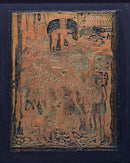 Builders in Benin 1983 by Bruce Onobrakpeya