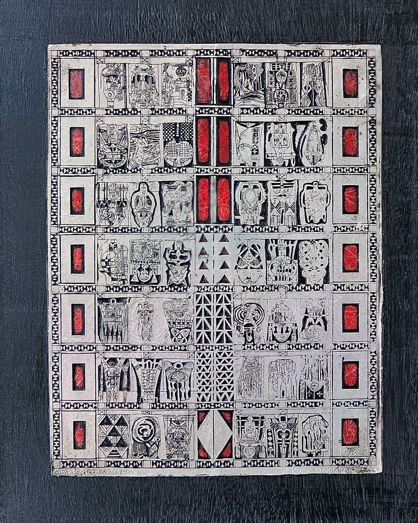 Images II (Limited Edition) by Bruce Onobrakpeya, 1993