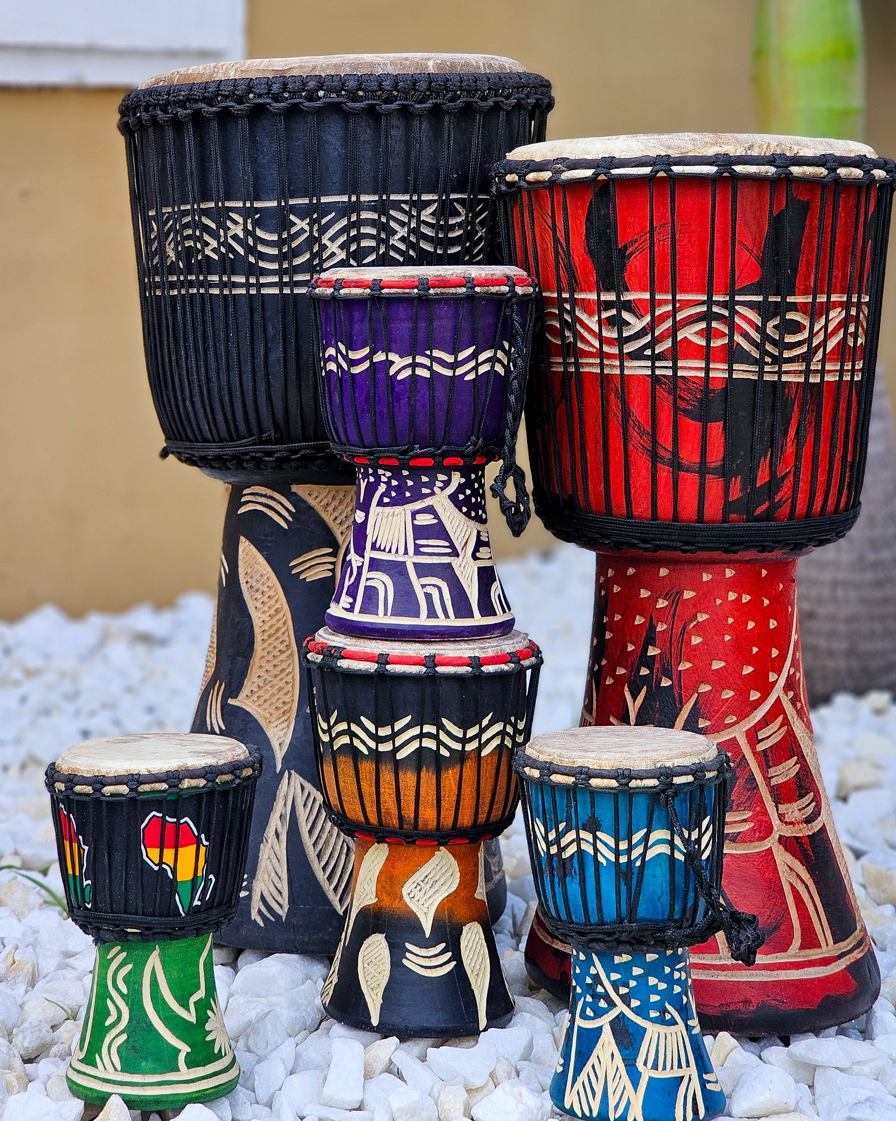Handcrafted Djembe Drum (Various Sizes
