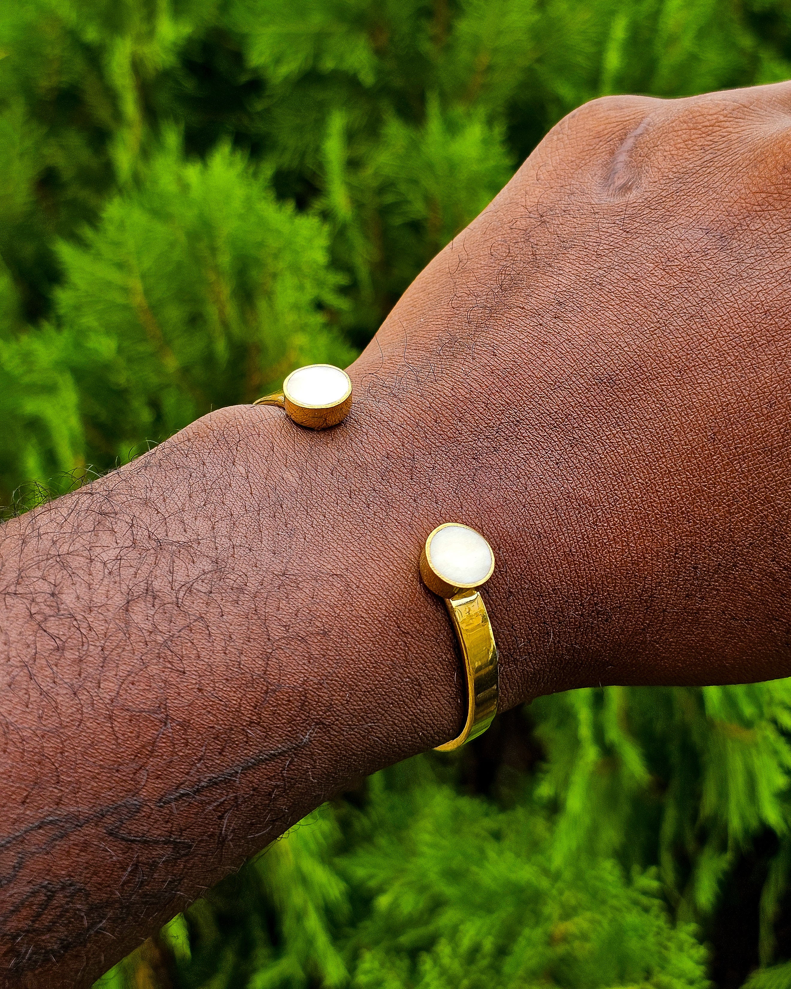 Twin Head Brass Bracelets