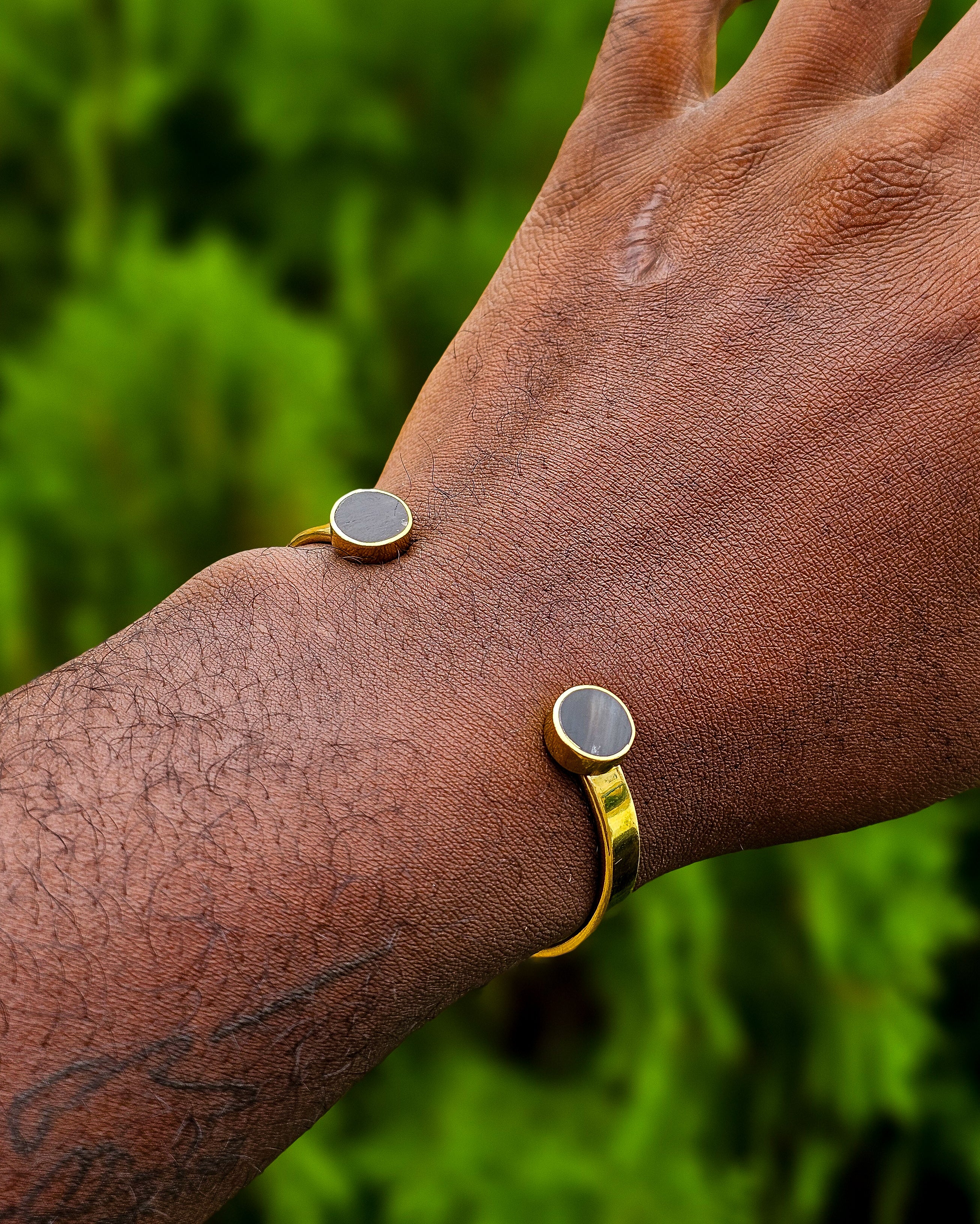 Twin Head Brass Bracelets