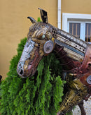 "Jade"- Life-Size Metal Sculpture of a Horse by David Jesse x GBLagos, 2025