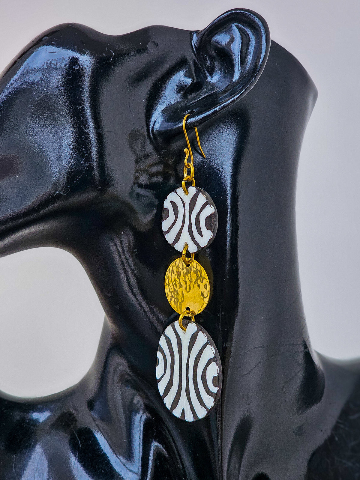 Bond Brass Earrings