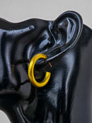 Minimal Hoop Brass Earrings