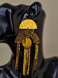 Jelly Poisson Brass Earrings