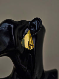 Roulez Brass Earrings