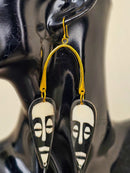 Twin Mask Earrings