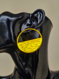 Semi Brass Earrings