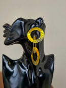 Trois anne Brass Earrings