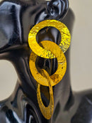 Trois anne Brass Earrings