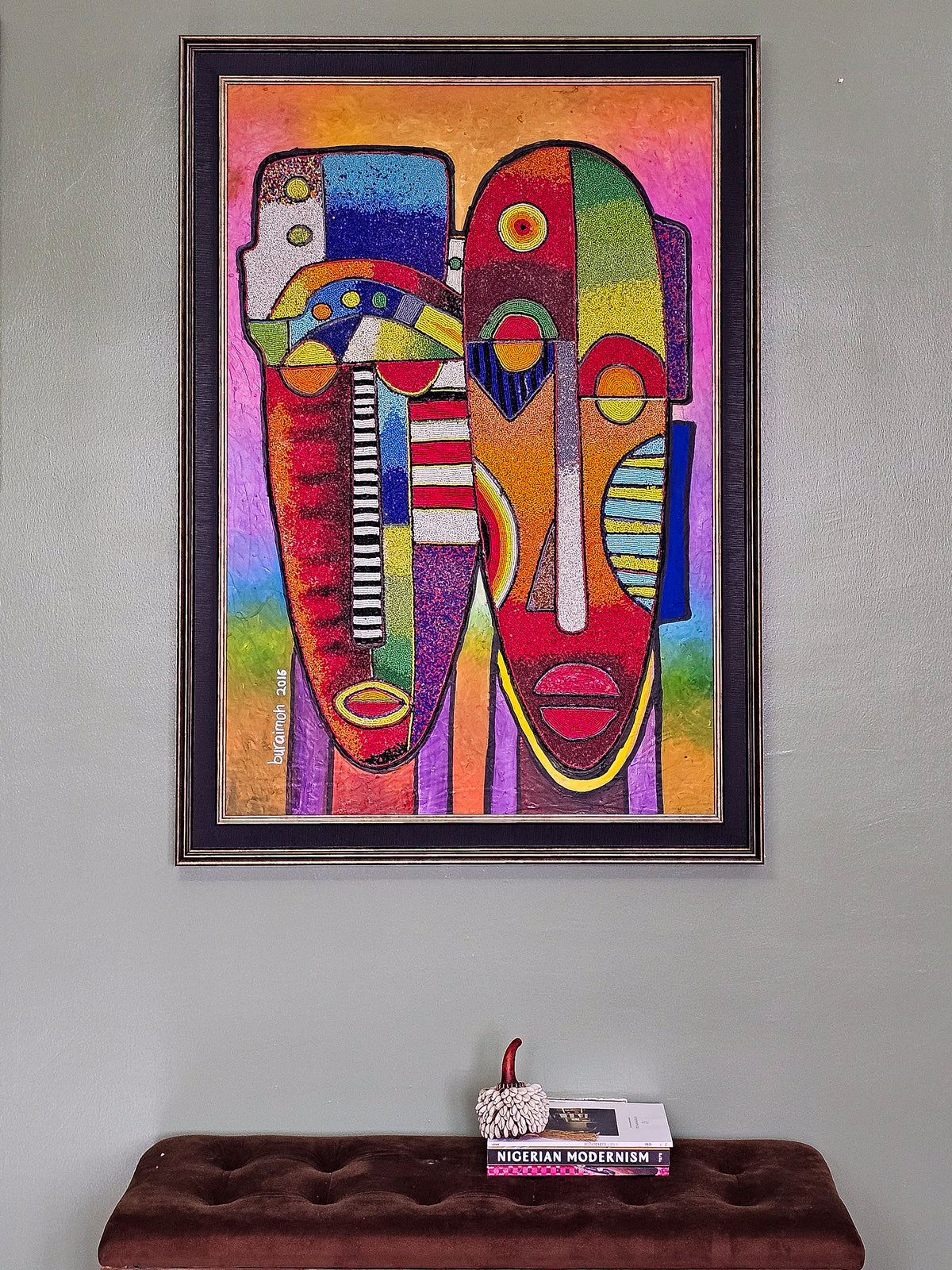The Masks, 2016 by Jimoh Buraimoh
