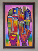 The Masks II ,2016 by Jimoh Buraimoh