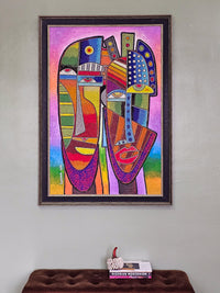 The Masks II ,2016 by Jimoh Buraimoh