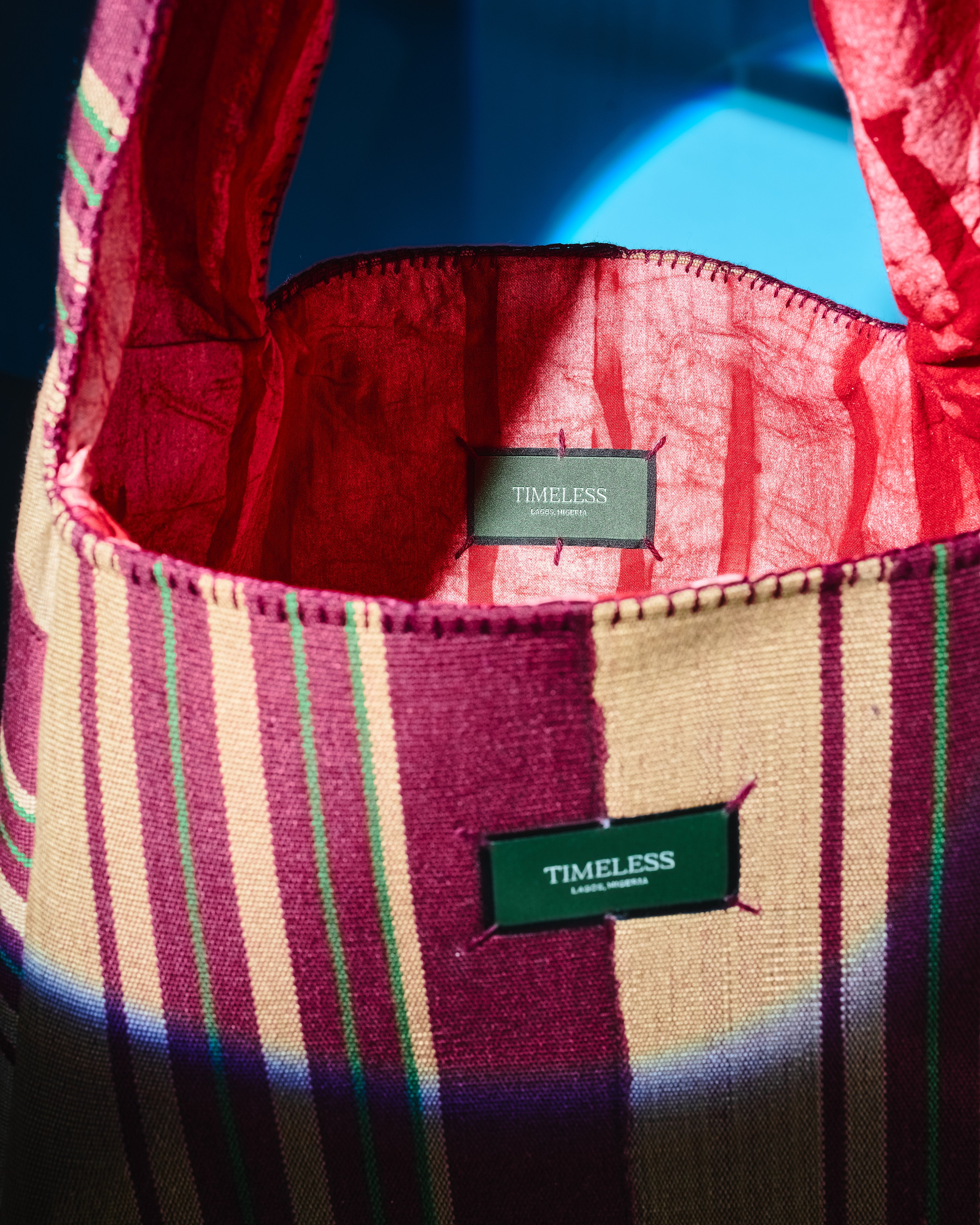 The Aso-Oke Bucket Bag — Vin