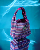 The Aso-Oke Bucket Bag — Violet