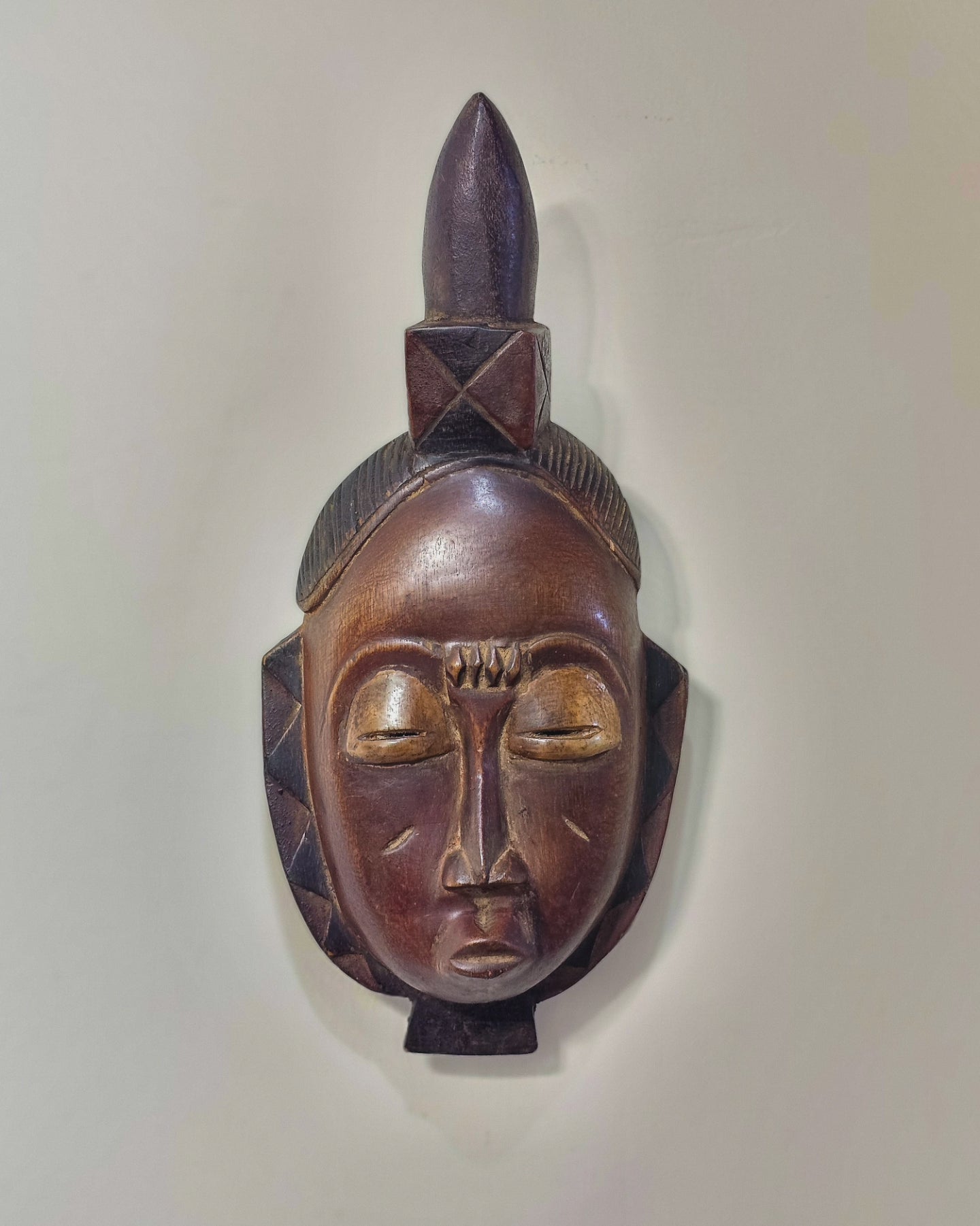 Antique Baule Mask from Ivory Coast 001