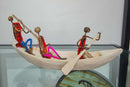 African Canoe + Passengers