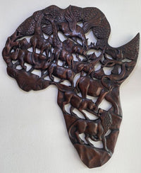 Africa + Safari Animals Wall Hanging
