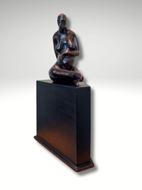Maternal Bliss - Bronze by Femi Okediji, 2023