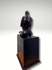Maternal Bliss - Bronze by Femi Okediji, 2023