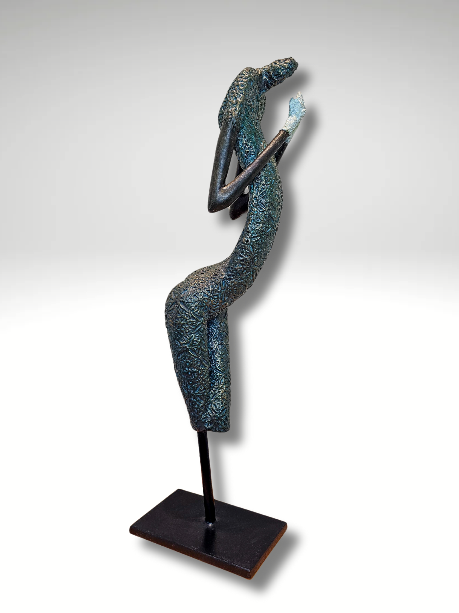 Heal our land - Resin Sculpture by Femi Okediji, 2023
