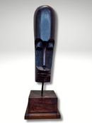 Bald Faces - Wooden Sculpture by Osazuwa Lucky , 2024