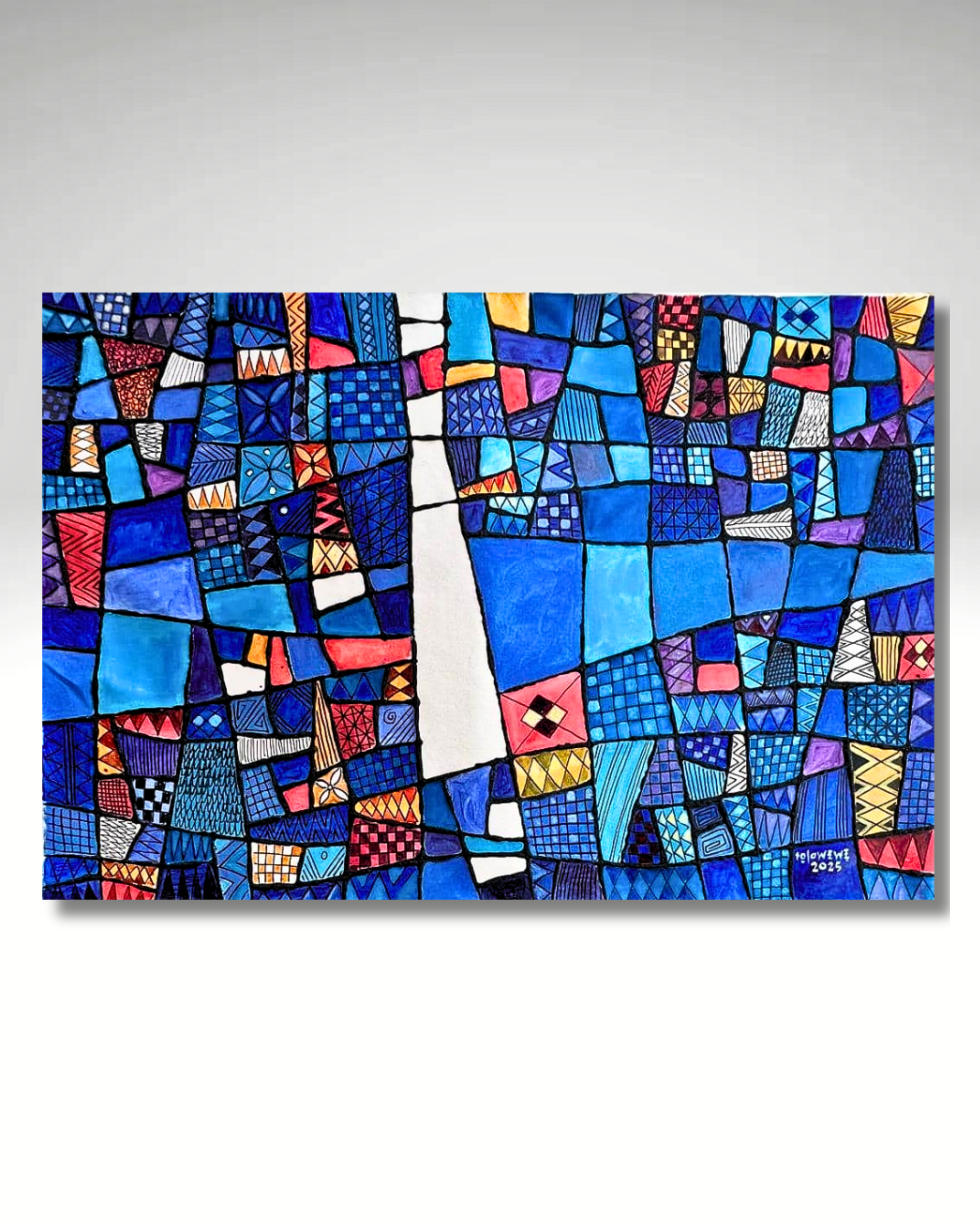 City at night by Tola Wewe, 2025