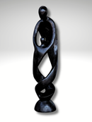 Mother and Child by Fredosa (Wooden Sculpture)