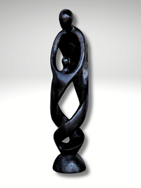 Mother and Child by Fredosa (Wooden Sculpture)