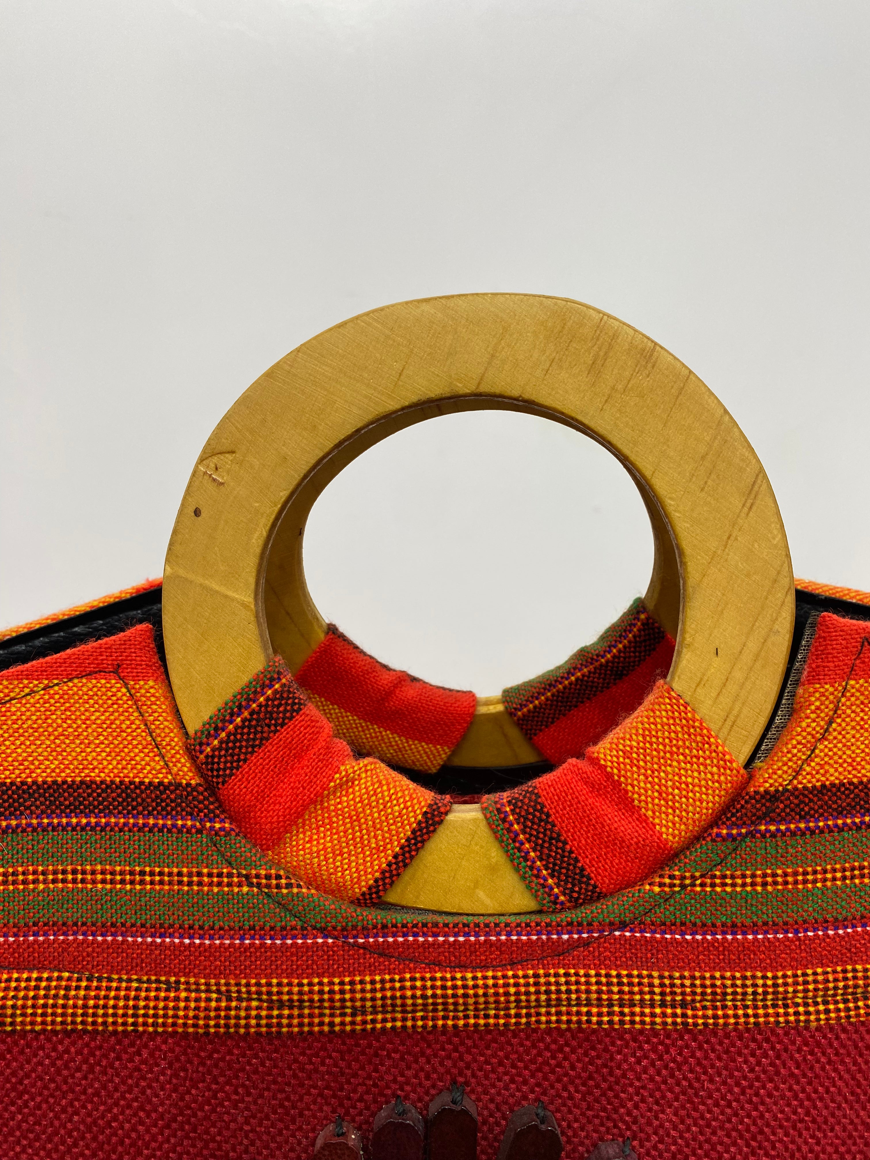 Maasai Circle Handle Bag