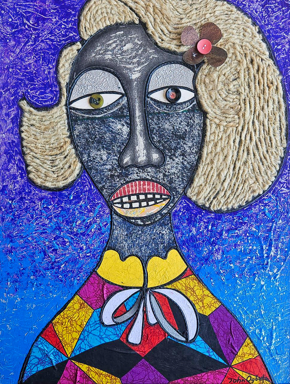 Cloth of many colors by John Ogbeta 2025