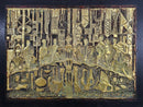 Feast at Canan, 2022 by Bruce Onobrakpeya
