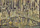 Feast at Canan, 2022 by Bruce Onobrakpeya