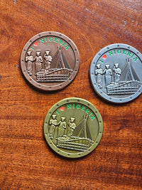 I love Nigeria Coin Fridge Magnets