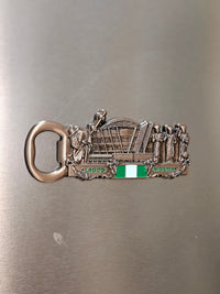 Lagos,Nigeria Bottle Opener Fridge Magnets